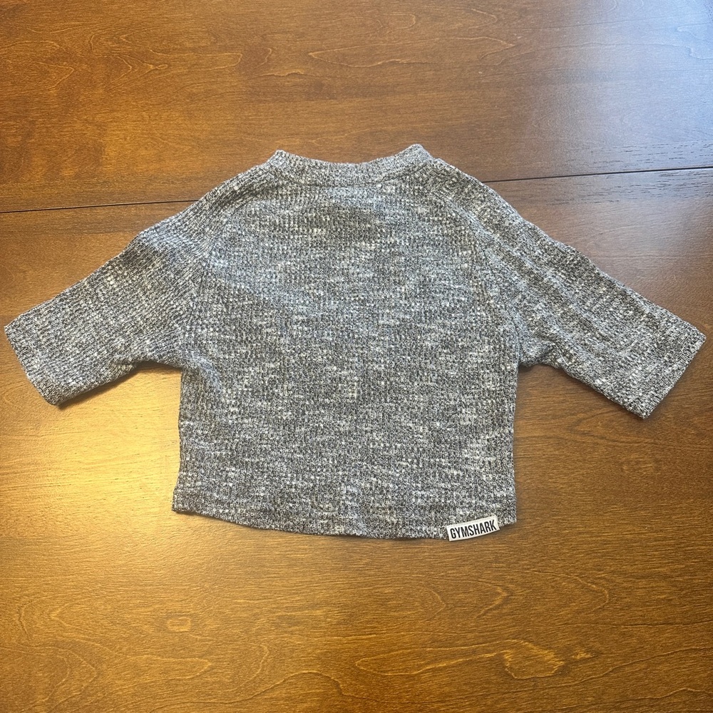 Gymshark Gray Knit Crop Top